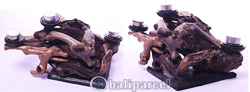 Driftwood Candle Holder