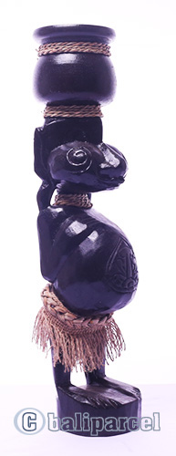 Wooden Primitive, Handcarved From Albesia Wood
