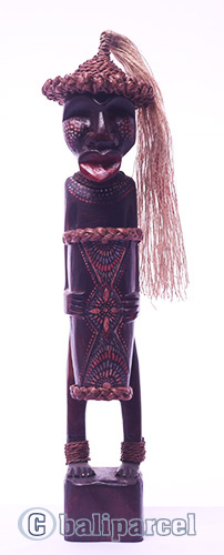Wooden Primitive, Handcarved From Albesia Wood
