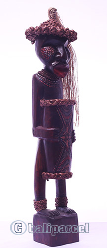 Wooden Primitive, Handcarved From Albesia Wood