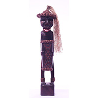 Wooden Primitive, Handcarved From Albesia Wood