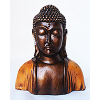 Resin Buddha, Untique Orange