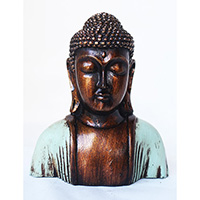 Resin Buddha, Untique Turquoise