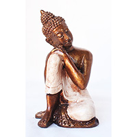 Resin Buddha, Untique Cream