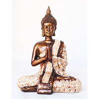 Resin Buddha, Untique Cream