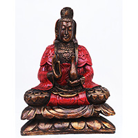 Resin Dewi Kuan In, Untique Red