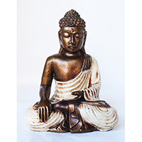 Resin Buddha, Untique Cream