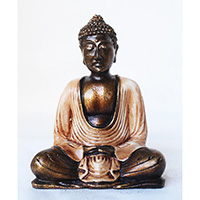 Resin Buddha, Untique Cream