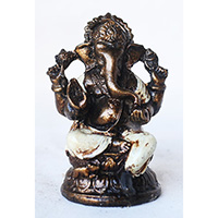 Resin Ganesha, Untique Cream