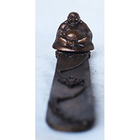 Resin Happy Buddha, Untique Natural