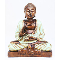 Resin Buddha, Untique Turquoise