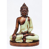 Resin Buddha, Untique Turquoise