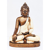 Resin Buddha, Untique Cream