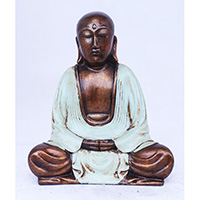 Resin Buddha Solin, Untique Turquoise