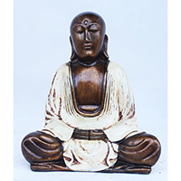 Resin Buddha Solin, Untique Cream