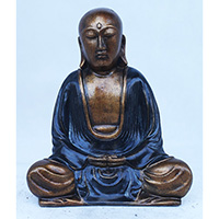 Resin Buddha Solin, Untique Navy