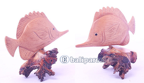 Wooden Fish With Parasite Wood