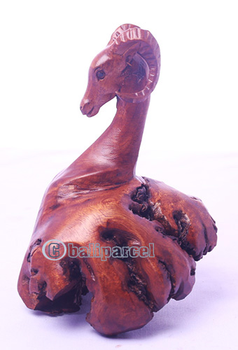 Wooden Sheep With Parasite Wood