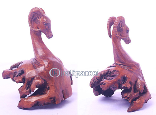 Wooden Sheep With Parasite Wood