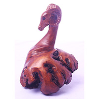Wooden Sheep With Parasite Wood