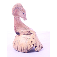 Wooden Sheep With Parasite Wood