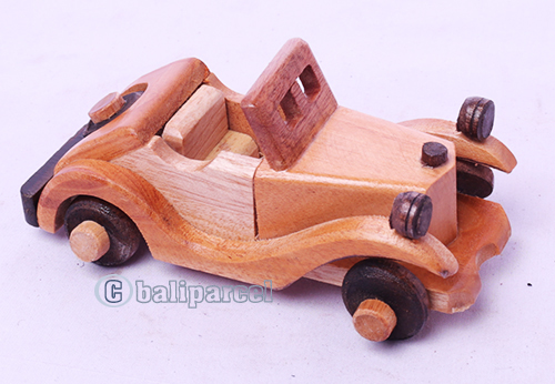 Wooden Car, Hand Made From Albesia Wood