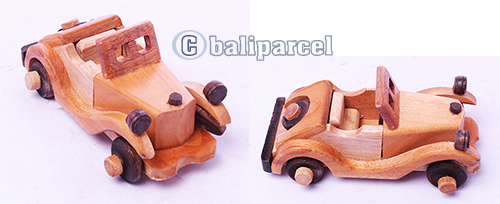 Wooden Car, Hand Made From Albesia Wood