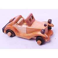 Wooden Car, Hand Made From Albesia Wood