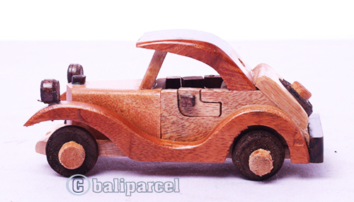Wooden Car, Hand Made From Albesia Wood