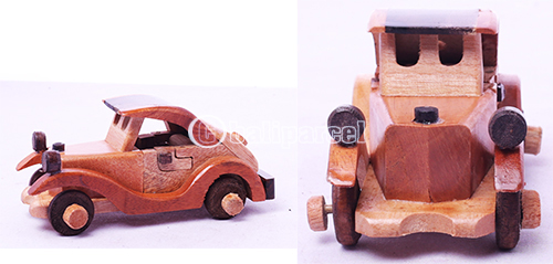 Wooden Car, Hand Made From Albesia Wood