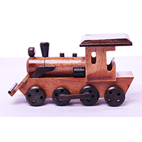 Wooden Train, Hand Made From Albesia Wood