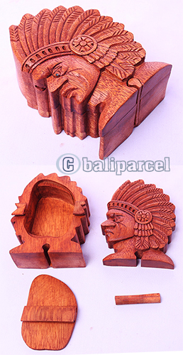 Wooden Box, Hand Made From Suar Wood