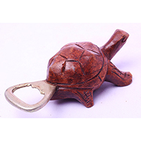 Wooden Opener Turtle, Hand Made From Albesia Wood