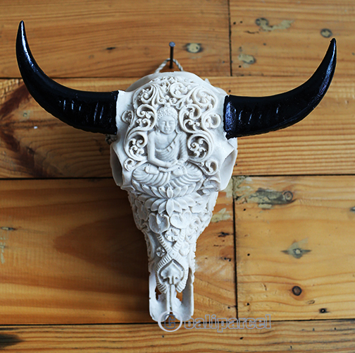 Wooden Mask, Hand Carved From Resin