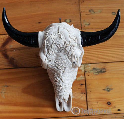 Wooden Mask, Hand Carved From Resin