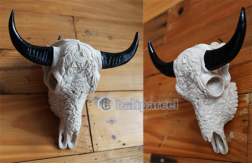 Wooden Mask, Hand Carved From Resin