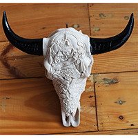 Wooden Mask, Hand Carved From Resin