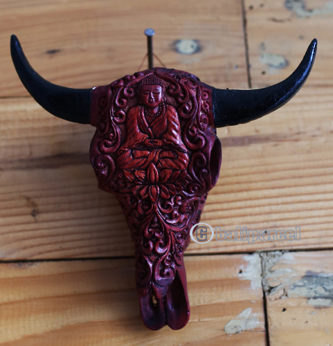 Wooden Mask, Hand Carved From Resin