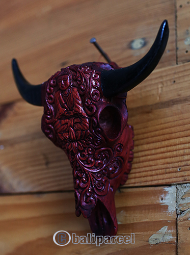 Wooden Mask, Hand Carved From Resin