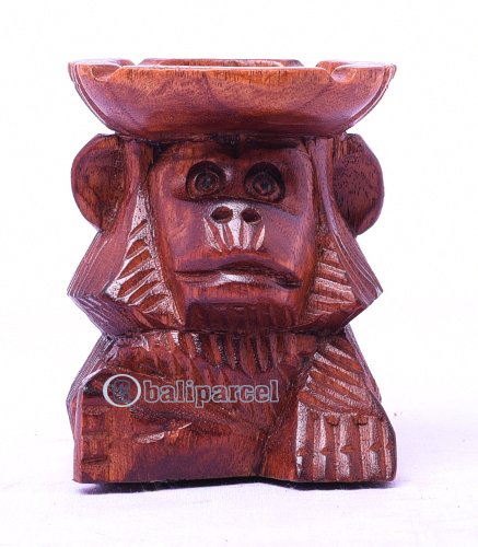 Wooden Astray Monkey, Hand Made From Hibiscus Wood
