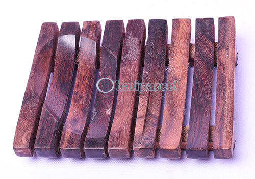 Wooden Soap Dish, Hand Carved From Sono Wood 