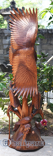 Wooden Eagle Handmade From Suar Wood