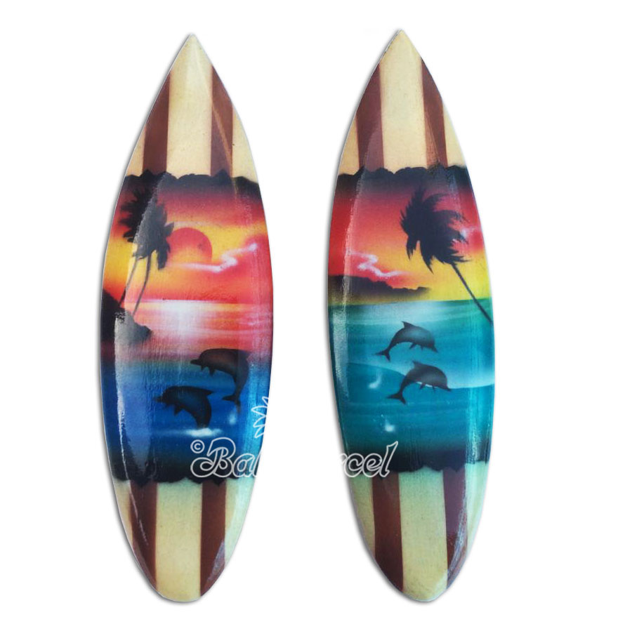 Magnet With Airbrushed, Handcarved From Pinus Wood