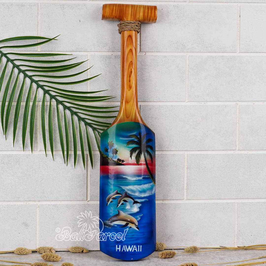 Wooden Paddle Airbrush, Handmade From Pinus Wood