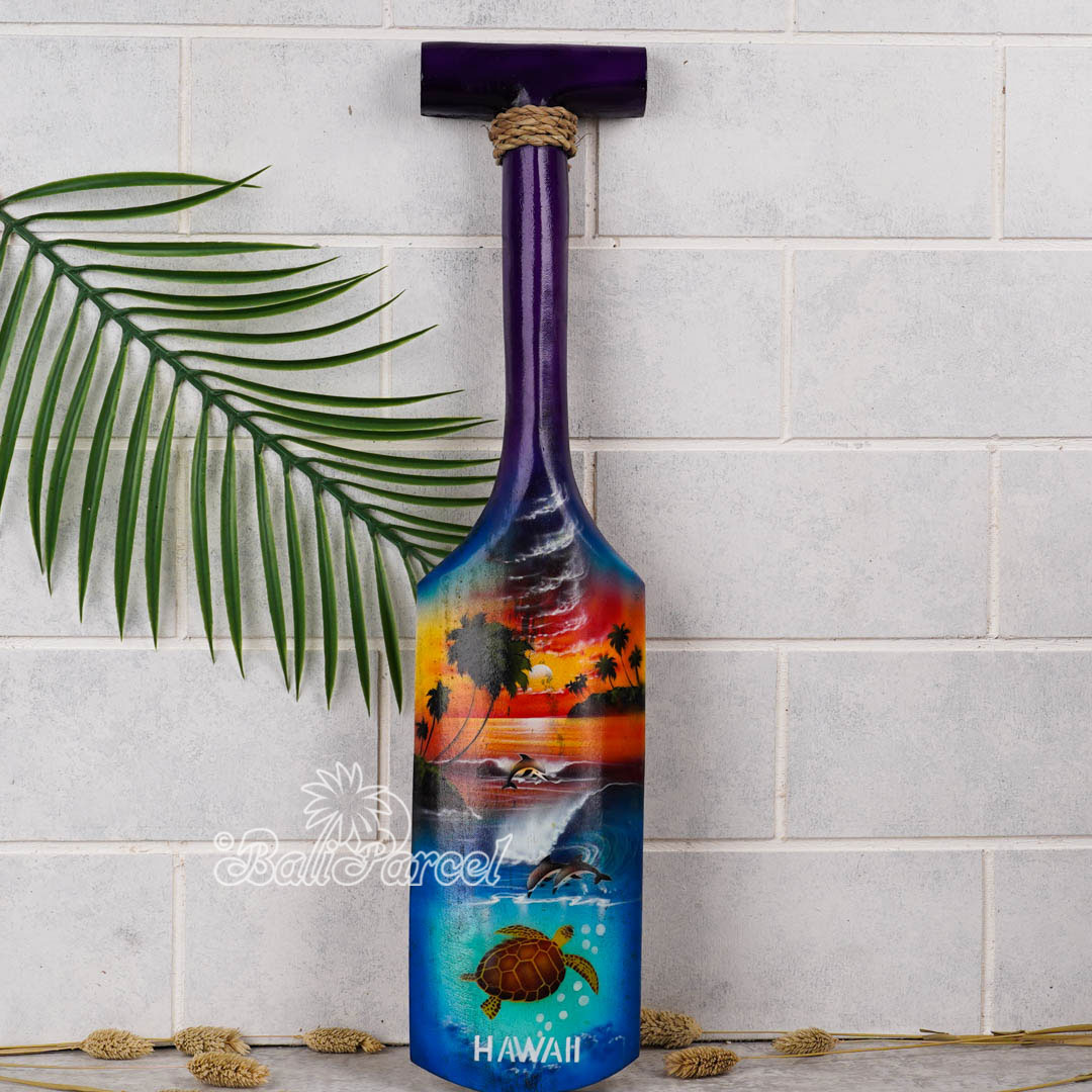 Wooden Paddle Airbrush, Handmade From Pinus Wood