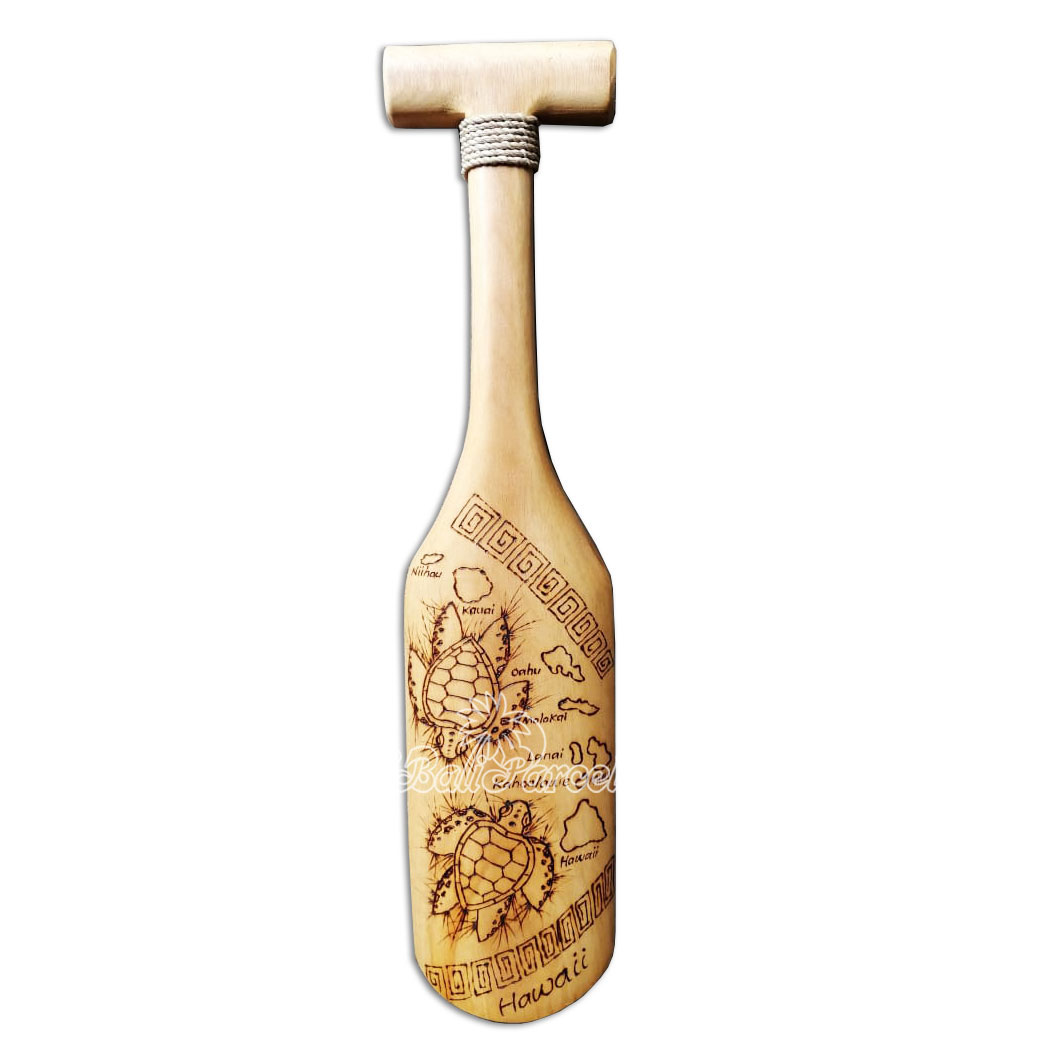 Wooden Paddle Burning, Handmade From Pinus Wood