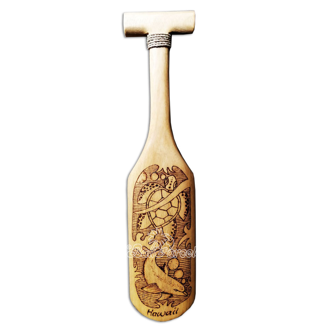 Wooden Paddle Burning, Handmade From Pinus Wood