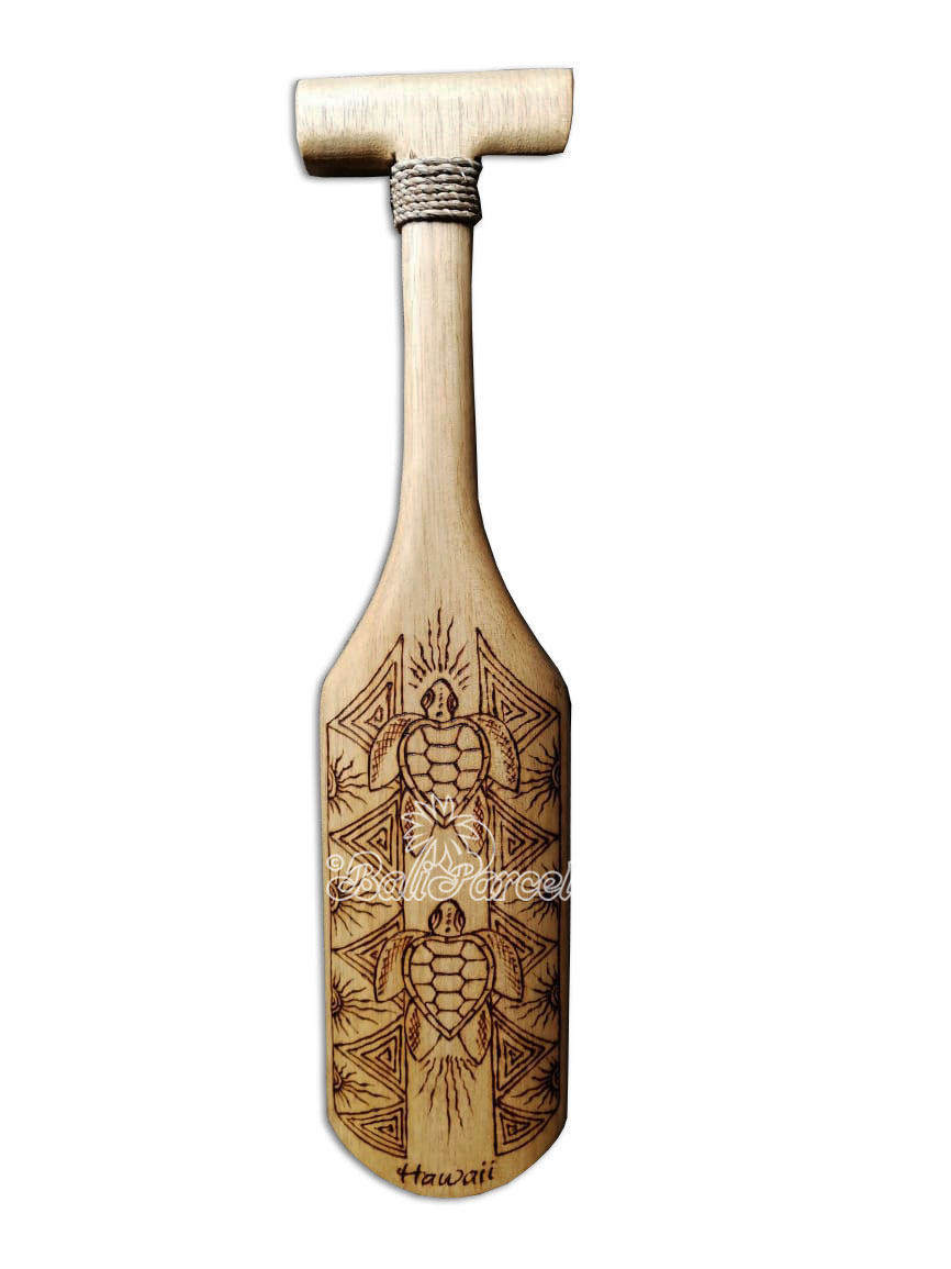 Wooden Paddle Burning, Handmade From Pinus Wood