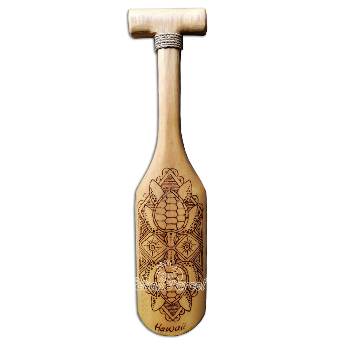 Wooden Paddle Burning, Handmade From Pinus Wood