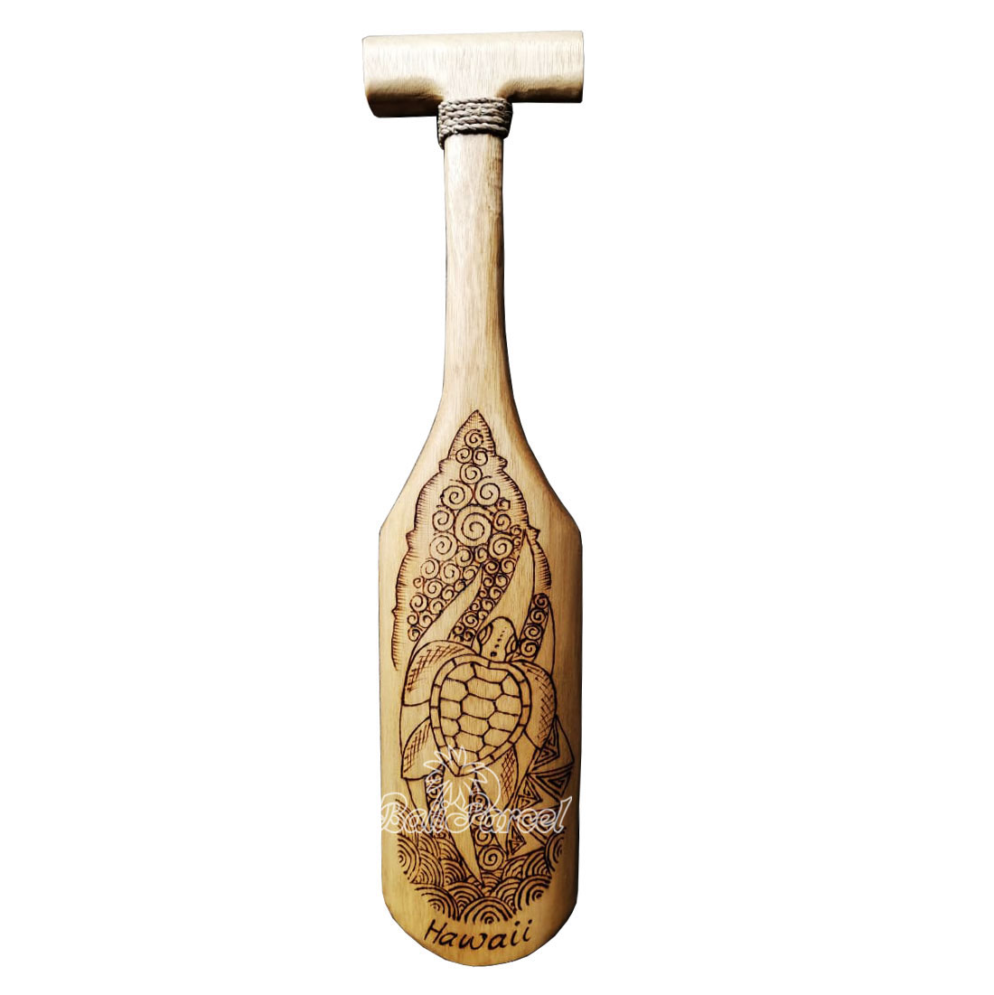 Wooden Paddle Burning, Handmade From Pinus Wood